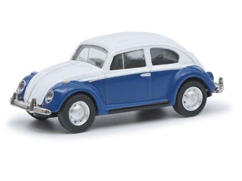 Schuco VW Kever, blauw/wit -  - H0 / 1:87 (S26706)