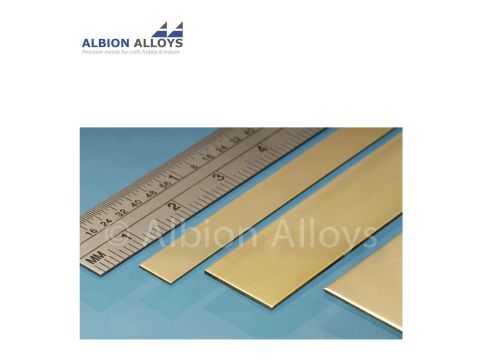 Albion Alloys Brass Strip - 25 x 1.6 mm (BS10M)