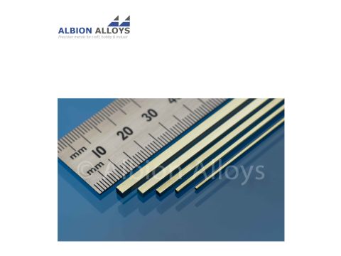 Albion Alloys Sqaure Brass Rod - 1   x 1   mm (SBW10)