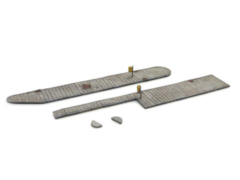 Artitec Bus boarder set (modular) - resin kit, unpainted - H0 / 1:87 (AR10.379)