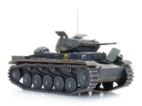 Artitec Pz.Kpfw. II Ausf. C, grau - ready-made, painted - H0 / 1:87 (AR6870468)