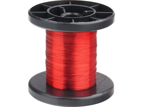 Donau Elektronik Copper enameled wire - Ø 0,15 mm - red - 100m (DOLD15-0)