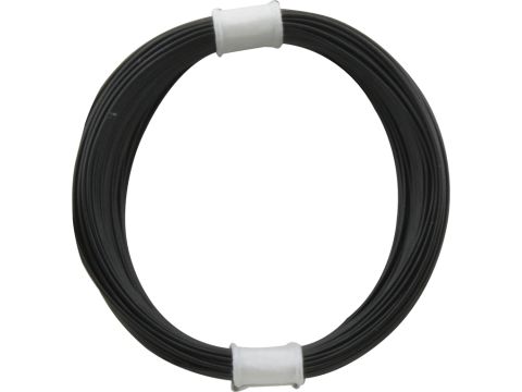 Donau Elektronik Single flex wire - 0.04mm² - black - 10m (DO110-1)