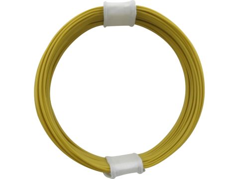 Donau Elektronik Single flex wire - 0.04mm² - yellow - 10m (DO110-3)