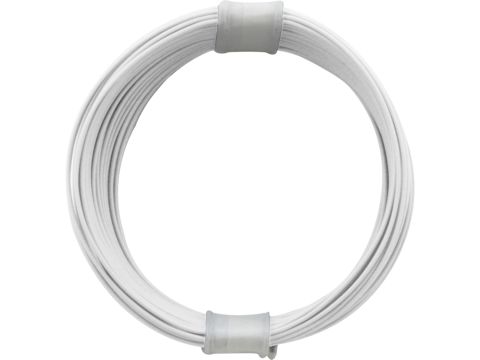 Donau Elektronik Single flex wire - 0.04mm² - white - 10m (DO110-5)