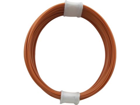 Donau Elektronik Single flex wire - 0.04mm² - orange - 10m (DO110-7)