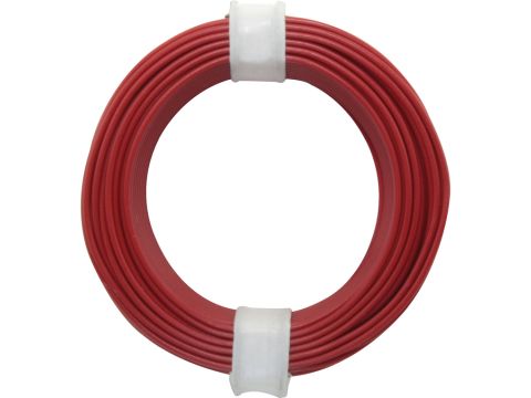 Donau Elektronik Single flex wire LiY - 0.14mm² - red - 10m (DO118-0)