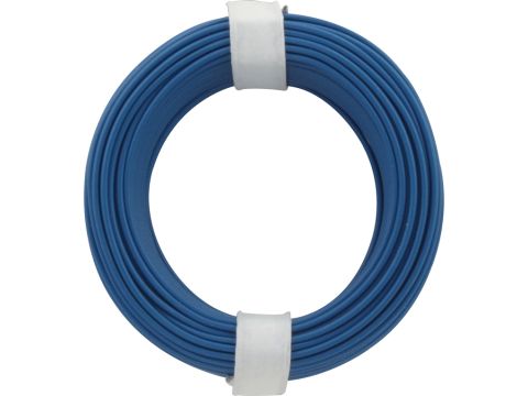 Donau Elektronik Single flex wire LiY - 0.14mm² - blue - 10m (DO118-2)