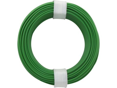 Donau Elektronik Single flex wire LiY - 0.14mm² - green - 10m (DO118-4)