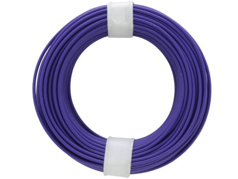 Donau Elektronik Single flex wire LiY - 0.14mm² - purple - 10m (DO118-6)