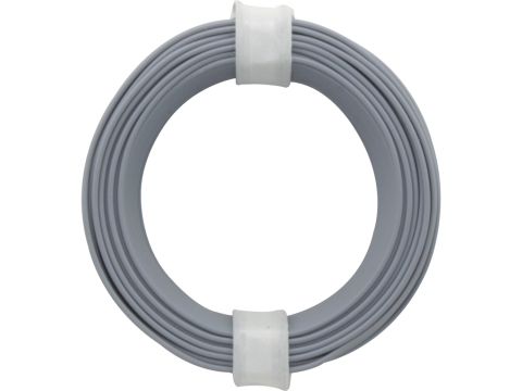 Donau Elektronik Single flex wire LiY - 0.14mm² - grey - 10m (DO118-9)