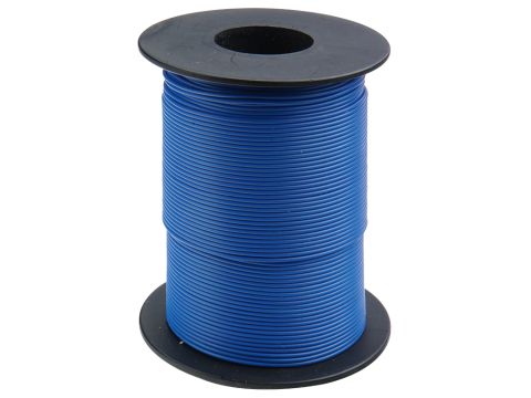 Donau Elektronik Single flex wire LiY - 0.14mm² - blue - 100m (DO119-12)