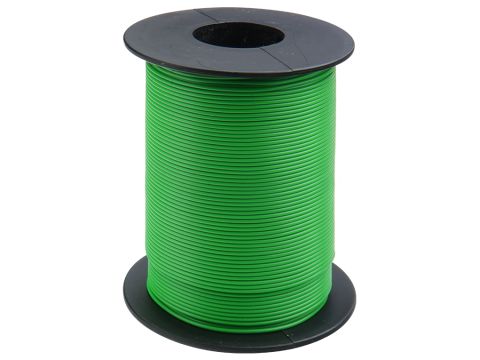Donau Elektronik Single flex wire LiY - 0.14mm² - green - 100m (DO119-14)