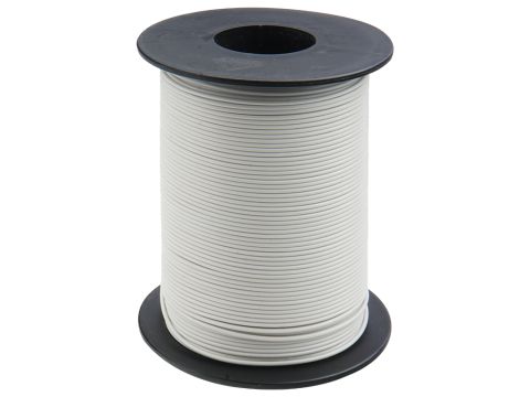 Donau Elektronik Single flex wire LiY - 0.14mm² - white - 100m (DO119-15)