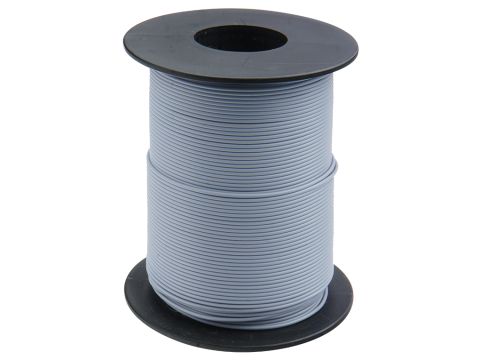 Donau Elektronik Single flex wire LiY - 0.14mm² - grey - 100m (DO119-19)