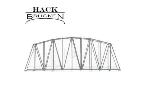 Hack Brücken Arch bridge - Single track B42 - Grey - 40cm - H0 / 1:87 (13250)