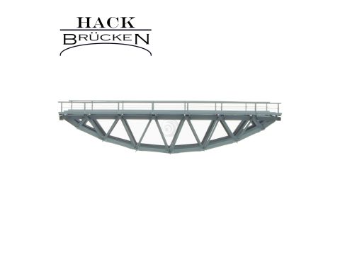 Hack Brücken Fishbelly Bridge - 2 track B28-2 - Grey - 29,5cm - H0 / 1:87 (13100)