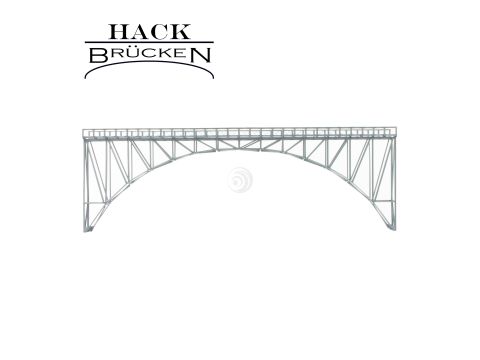 Hack Brücken High arch bridge - Single track H60 - Grey - 60cm - H0 / 1:87 (15050)