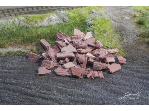 Juweela debris brick - red - 20g - TT / N (JW21212)