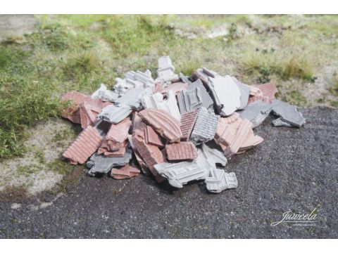 Juweela debris brick - grey/red - 20g - TT / N (JW21214)