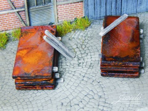 Juweela Slabs of rusty cargo - 10x - 0 / 1:43,5 (JW24222)