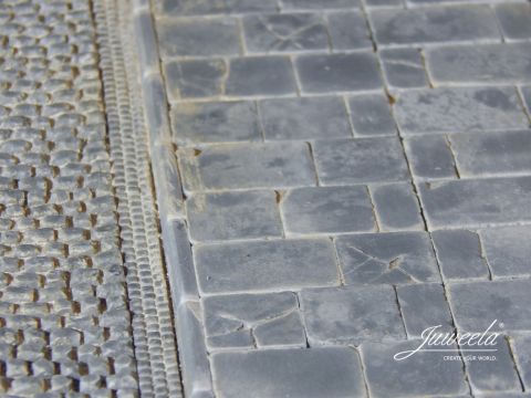 Juweela Sidewalk tiles in 3 sizes - 90x - 0 / 1:43,5 (JW24231)