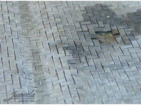 Juweela FLEXYWAY paving stone segment herringbone - gray - 4x - 0 / 1:43,5 (JW24115)