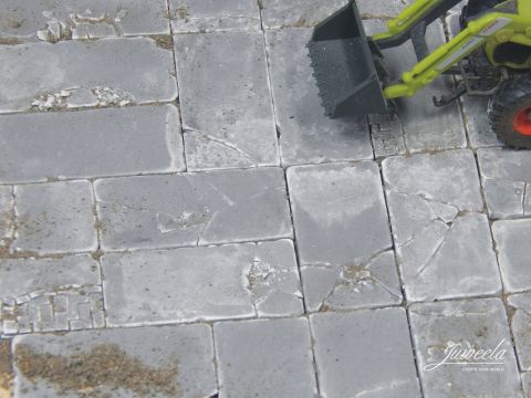 Juweela Concrete plates, used, large 34x17 - 30x - H0 / 1:87 (JW28293)