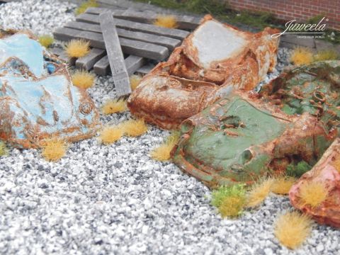 Juweela Scrap cars - Rusty - 2x - 0 / 1:43,5 (JW24168)