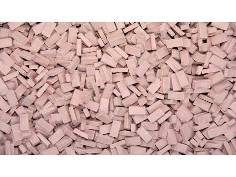 Juweela Bricks (NF) - Medium brick-red - ca. 3.000x - H0 / 1:87 (JW28021)