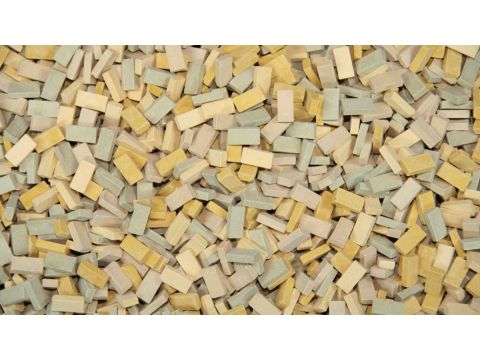 Juweela Bricks (NF) - Beige mix - ca. 3.000x - H0 / 1:87 (JW28051)