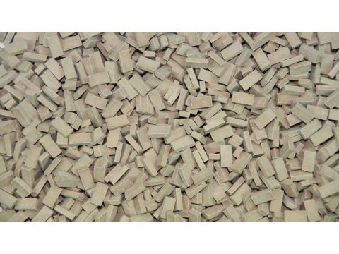 Juweela Bricks (NF) - Dark Terrakotta - ca. 3.000x - H0 / 1:87 (JW28066)