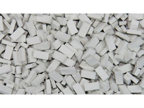 Juweela Bricks (NF) - light grey - 0.72 x 0.36 x 0.18 cm - 1:32 / 1:35 (JW23008)