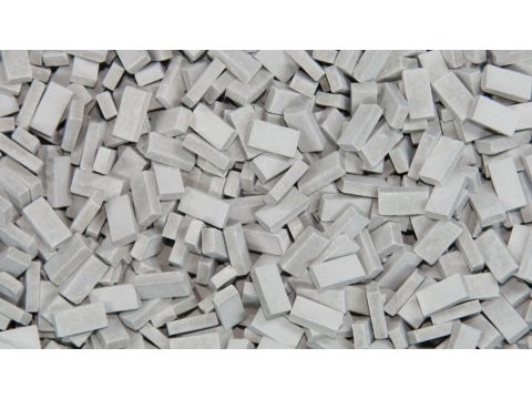 Juweela Bricks (NF) - dark grey - 0.72 x 0.36 x 0.18 cm - 1:32 / 1:35 (JW23015)