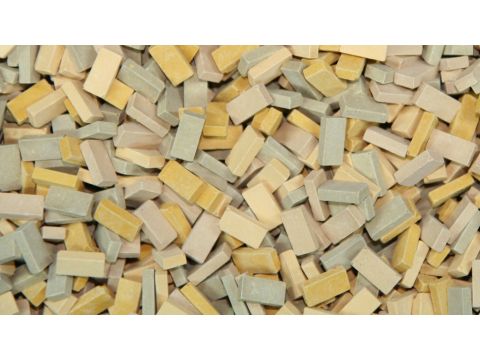 Juweela Bricks (NF) - beige mix - 0.72 x 0.36 x 0.18 cm - 1:32 / 1:35 (JW23055)