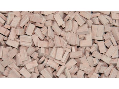 Juweela Bricks (NF) - medium terracotta - 0.72 x 0.36 x 0.18 cm - 1:32 / 1:35 (JW23064)