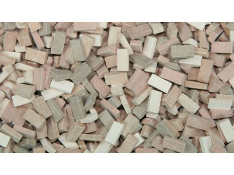 Juweela Bricks (NF) - terracotta mix - 0.72 x 0.36 x 0.18 cm - 1:32 / 1:35 (JW23073)