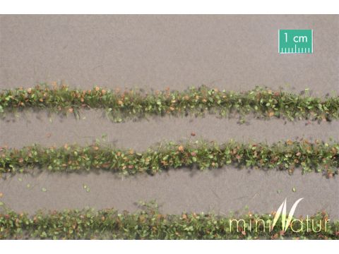 Mininatur Agricultural strips with leaves - Early fall - ca. 420cm - H0 / TT (766-23)