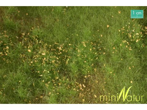 Mininatur Fertile plain meadow with weeds - Spring - ca. 63x50cm - H0 / TT (734-21G)