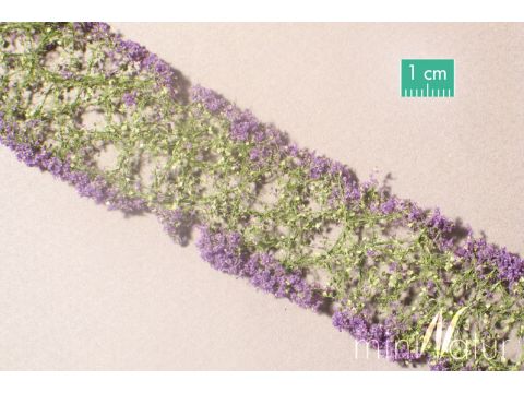 Mininatur Flowers - Purple - ca 7,5 x 4 cm - H0 / TT (998-24MS)