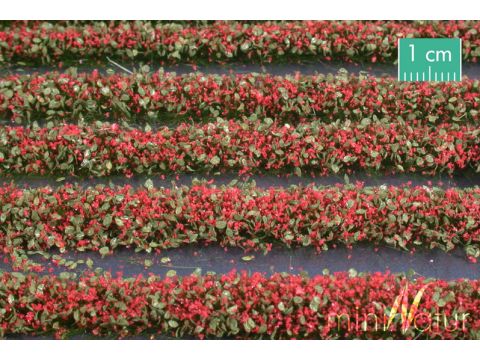 Mininatur Blossem strips - Red - ca. 67cm - H0 / TT (731-23S)