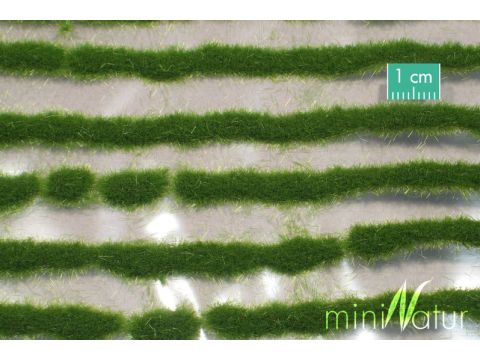 Mininatur Short grass strips - Summer - ca. 42x15 cm - H0 / TT (718-22)
