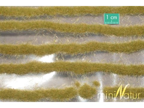 Mininatur Short grass strips - Late fall - ca. 42x15 cm - H0 / TT (718-24)