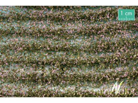 Mininatur Agricultural strips pale purple flowering - Spring - ca. 420cm - H0 / TT (766-26)