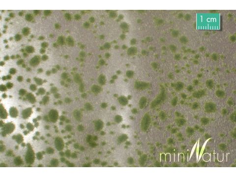 Mininatur Moss pads - Early fall - ca. 42x15 cm - H0 / TT (747-23)