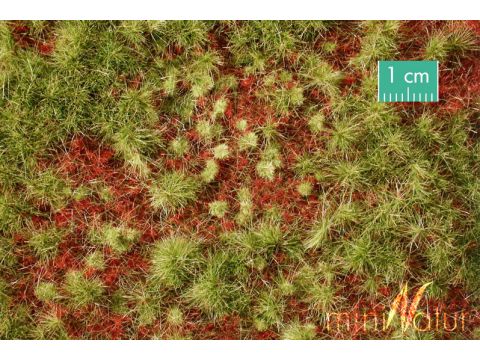 Mininatur Overgrown forest ground cover - Early fall - ca.15x8 cm - H0 / TT (741-23MS)