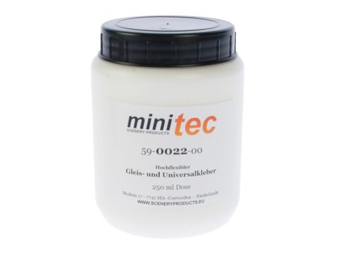 Minitec Highly flexible Track and Universal adhesive - 250 gr container (59-0022-00)