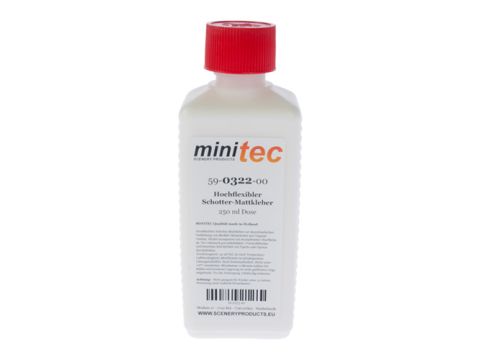 Minitec Highly flexible Ballast adhesive matt - 250 gr bottle (59-0322-00)