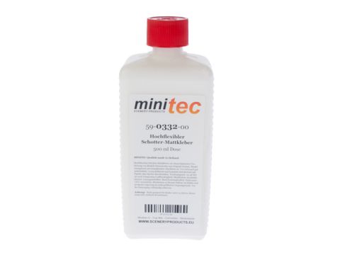 Minitec Highly flexible Ballast adhesive matt - 500 gr bottle (59-0332-00)
