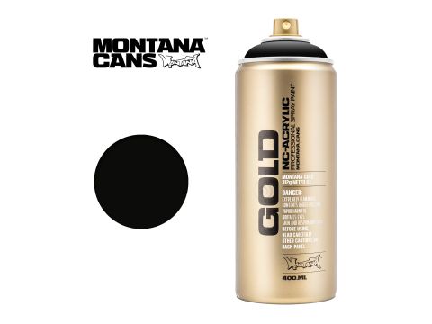 Montana Cans Gold - S9000 - Ahock Black - 400ml (285783)